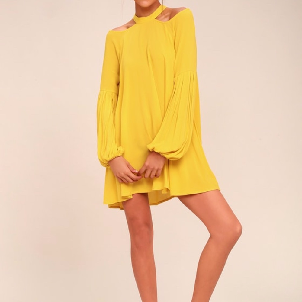 Free People Long Sleeve Halter Dress!! in blue too